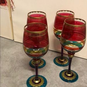 Wine glasses Christmas
